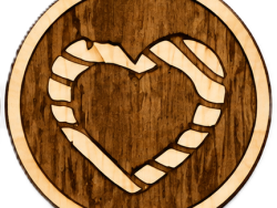 Herzerl – Holz Anstecker