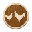 Huhn & Hahn – Holz Anstecker