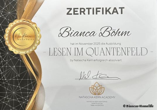 Meine Ausbildung "Lesen im Quantenfeld" by Natascha Kern